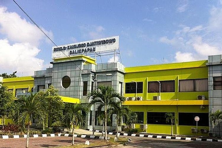Rumah Sakit Umum Daerah (RSUD) Kanujoso Djatiwibowo di Balikpapan, Kalimantan Timur April 2020. 