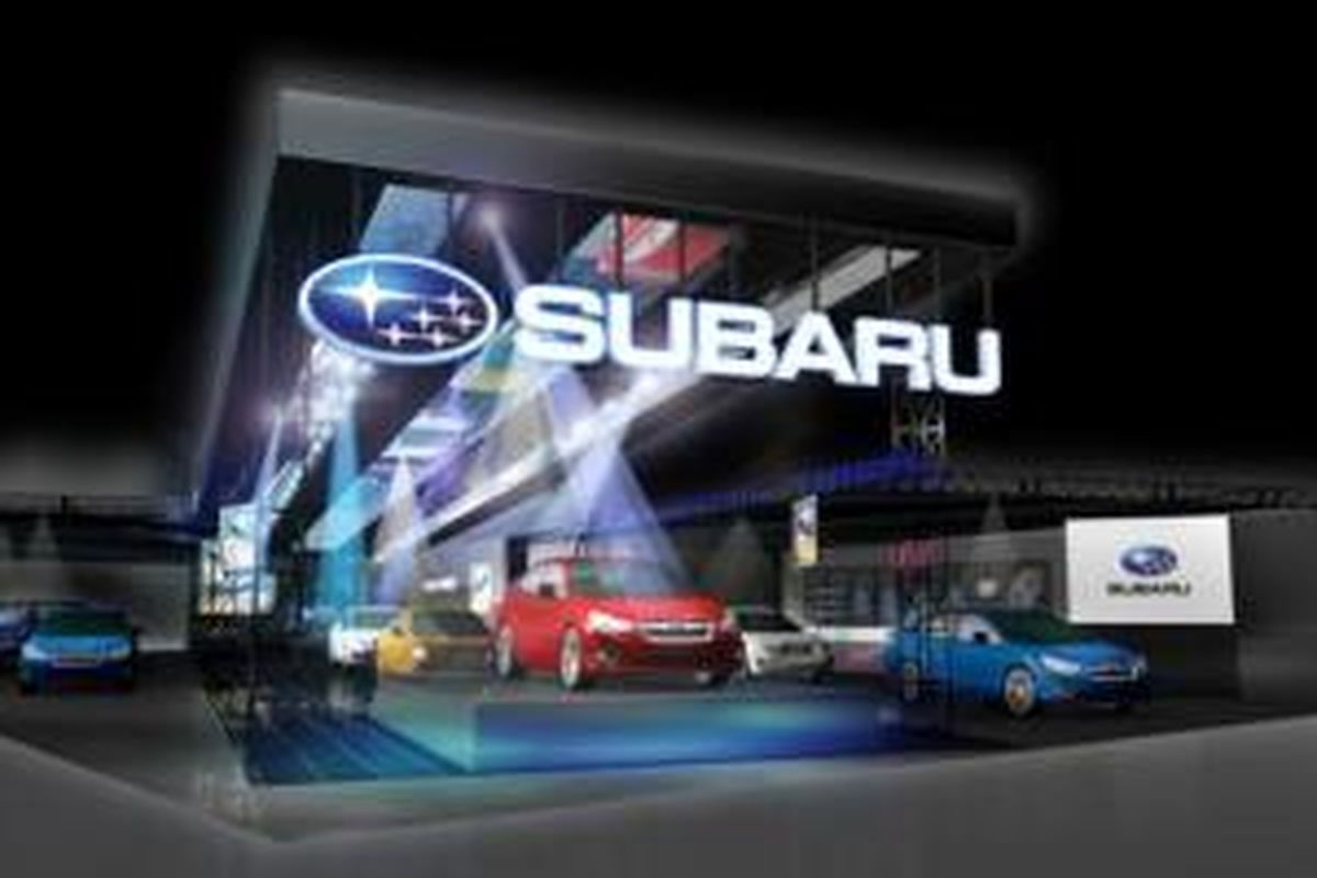 Teaser booth Subaru di Tokyo Auto Salon 2015