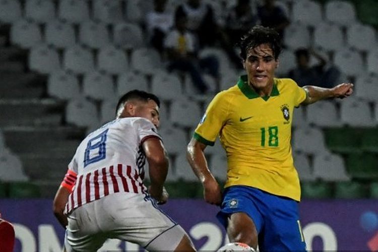 Igor Gomes saat membela tim nasional U23 Brasil. Dia dijuluki New Kaka oleh beberapa media Brasil.