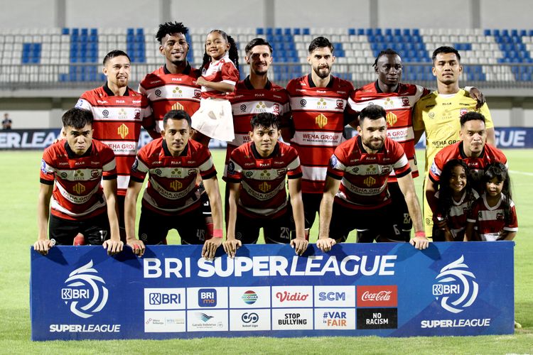 Madura United salah satu klub Jawa Timur yang berlaga di Super League 2025-2026.