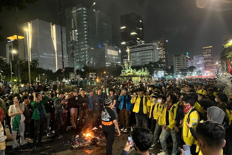 Massa Aksi Indonesia Gelap Bakal Demo Lagi jika Tuntutan Tak Dipenuhi Pemerintah