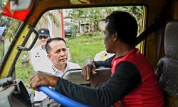 Tinjau Lalu Lintas di Jalan Palembang-Betung, Pj Gubernur Agus Fatoni Imbau Pengguna Truk Tidak Melintas