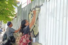 Aksi Pengamen di Bandung Bersihkan Coretan Vandalisme, Baru Dibersihkan, Malamnya Dicorat Coret Lagi