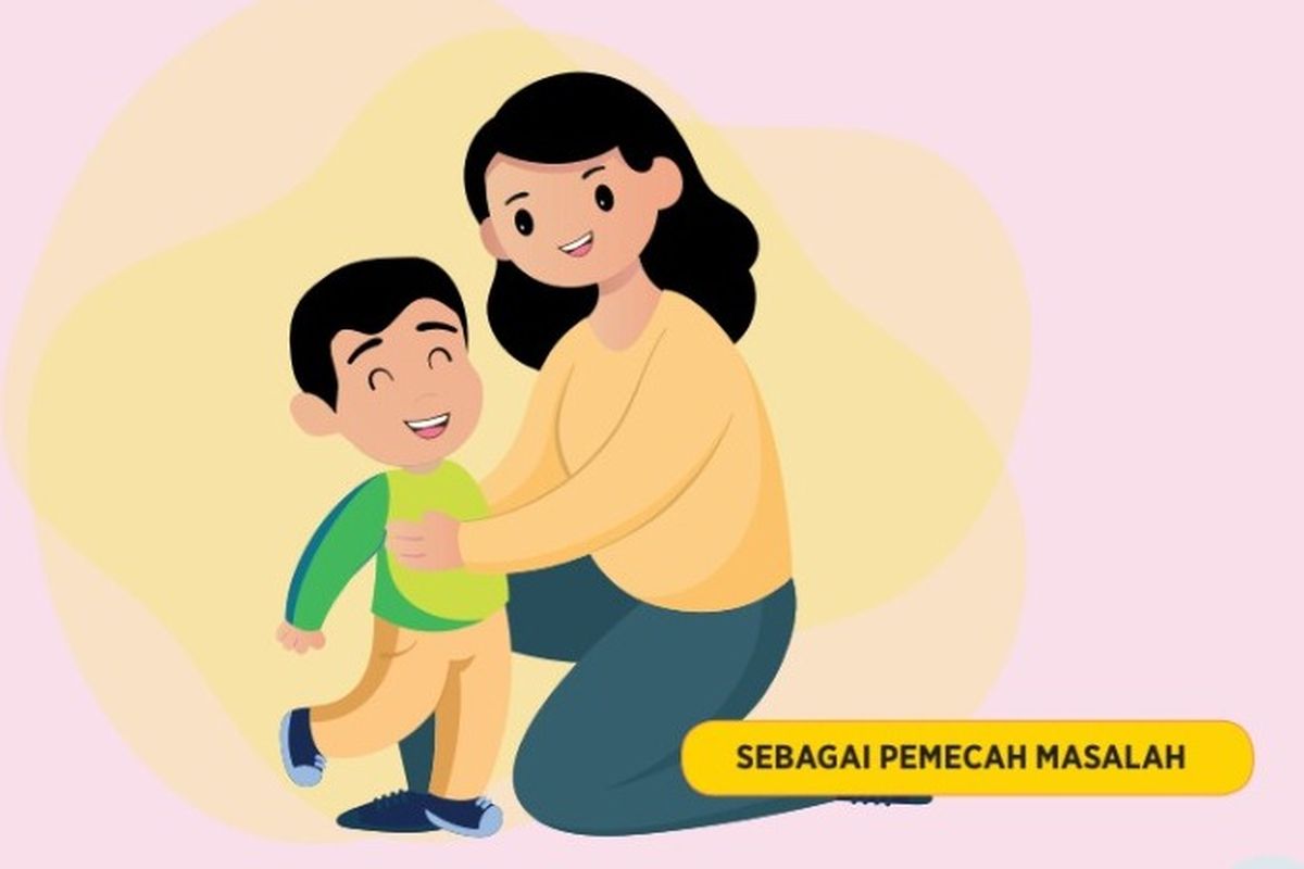 Contoh pendampingan orang tua pada anak usia dini.