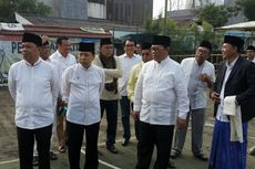 Novanto dan Petinggi Golkar Shalat Id di DPP