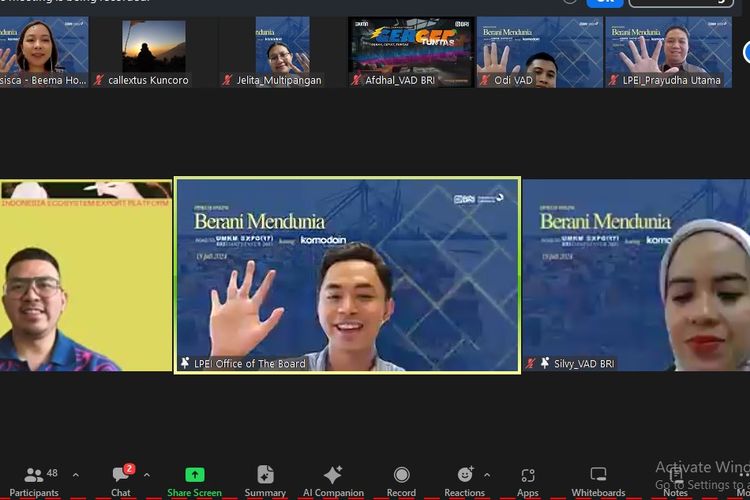BRI melalui program Brilianpreneur berkolaborasi dengan Lembaga Pembiayaan Ekspor Indonesia (LPEI) mengadakan Diskusi Berani Mendunia Road to UMKM Export Brilianpreneur 2025 bersama Komodoin.  
