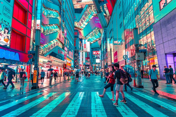 Tokyo, Jepang menjadi salah satu destinasin wisata populer di dunia.