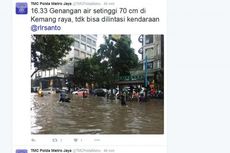 Ada Genangan Air, Sejumlah Ruas Jalan di Jakarta Tak Dapat Dilintasi 