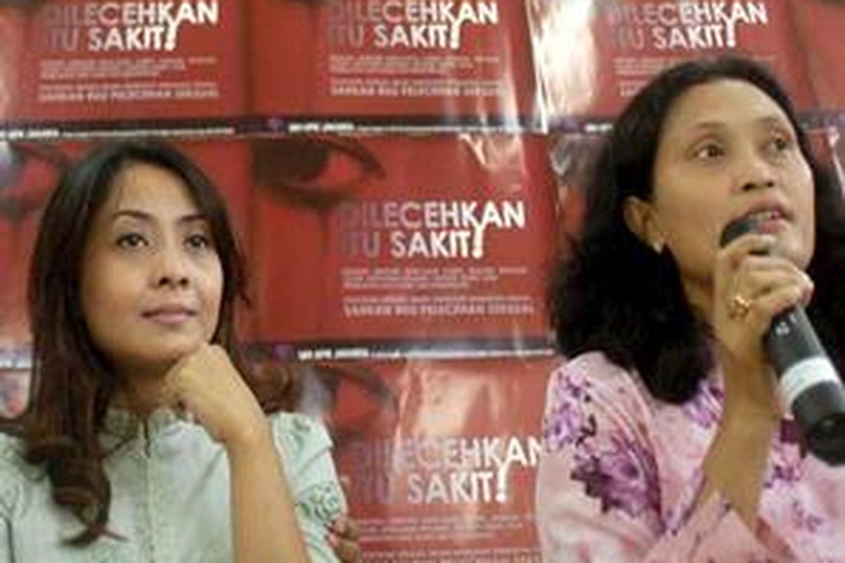 Desi Firdiyanti melakukan klarifikasi dalam jumpa pers, Rabu (28/5).