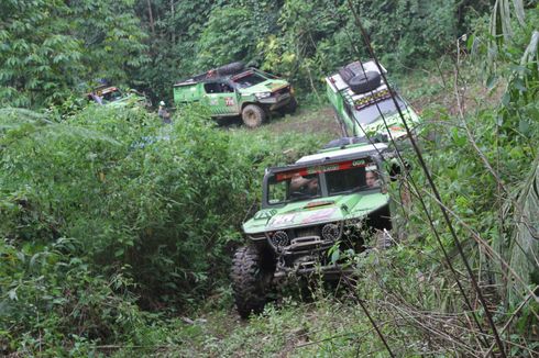 Belasan Mobil dan Motor Eksplorasi Dairi, Sidikalang Sumatera Utara