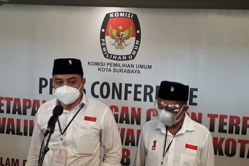 Minta Pendukung Tak Euforia, Wali Kota Terpilih Surabaya Eri Cahyadi: Amanah Ini Berat...