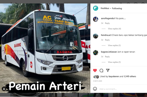 PO Bagong Tambah Lagi Bus Baru, Pakai Bodi Max HD