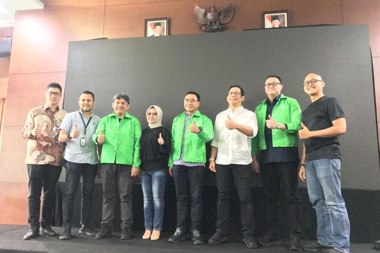 Peluncuran aplikasi digital Tauberes oleh Garuda Indonesia di Jakarta, Rabu (11/9/2019).