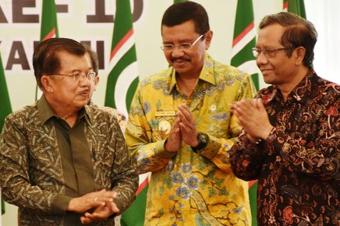 Saat Wakil Presiden Saling Berbalas Pantun dengan Gubernur Sumut