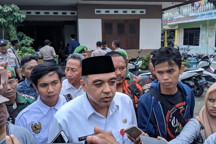Bupati Kabupaten Tangerang Ahmed Zaki Iskandar saat ditemui di Teluknaga Kabupaten Tangerang, Rabu (15/1/2020)
