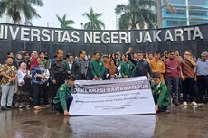 Sivitas Akademika UNJ Bacakan Deklarasi, Kawal Pemilu Bersih dan Damai