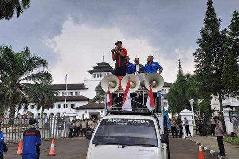 Buruh Unjuk Rasa di Gedung Sate, Tuntut Kenaikan UMK