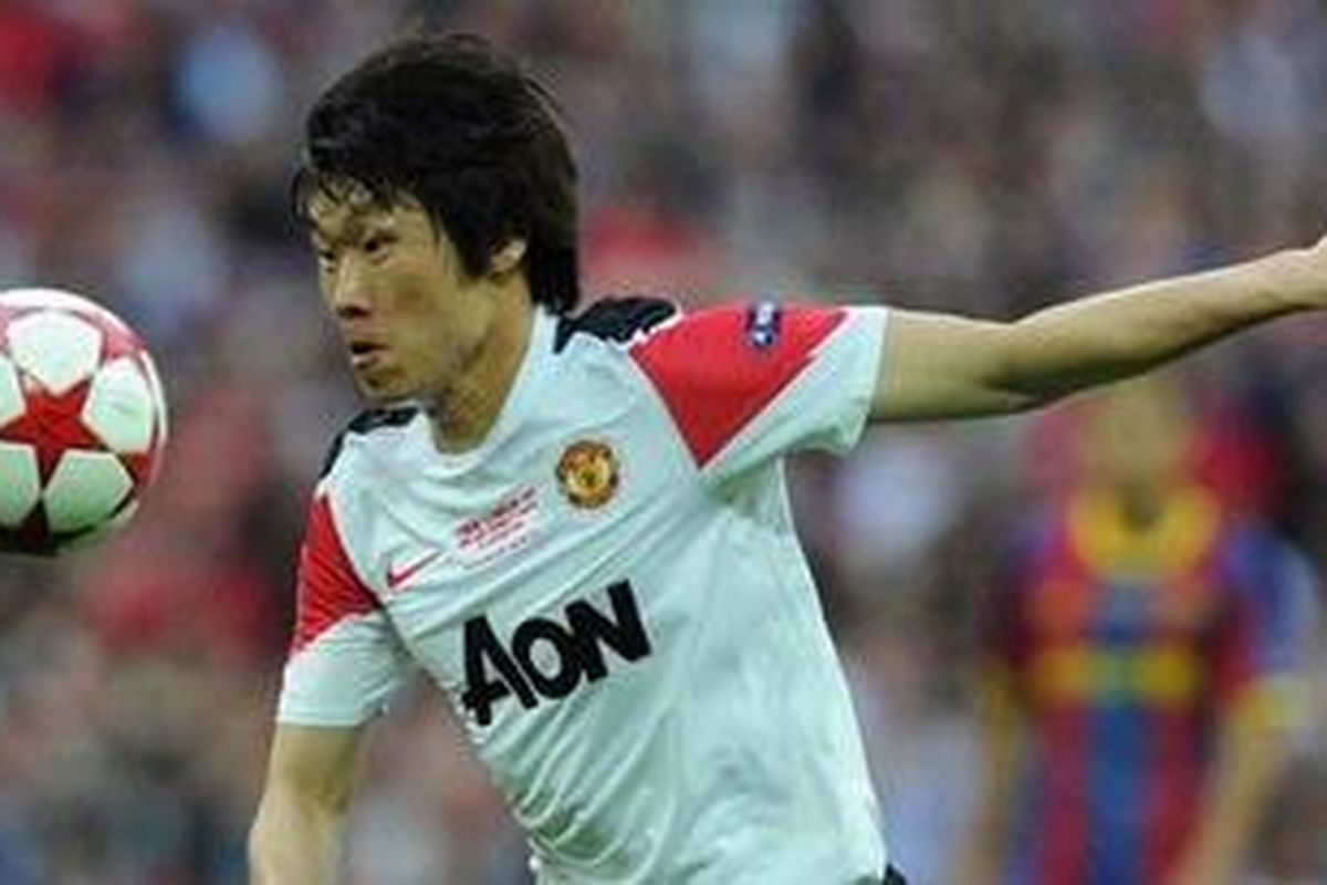 Gelandang Manchester United, Park Ji-Sung.
