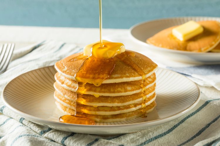 Pancake, salah satu ide sarapan yang praktis dan lezat.