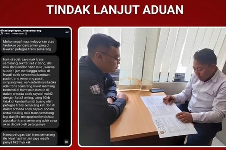 Petugas BRT Trans Semarang Dipecat Usai Maki dan Ancam Penumpang di Dalam Bus