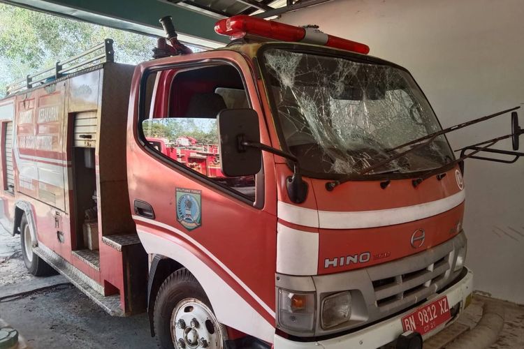 Damkar Belitung Timur Rusak Saat Demo Penambang, Penanganan Karhutla Terganggu