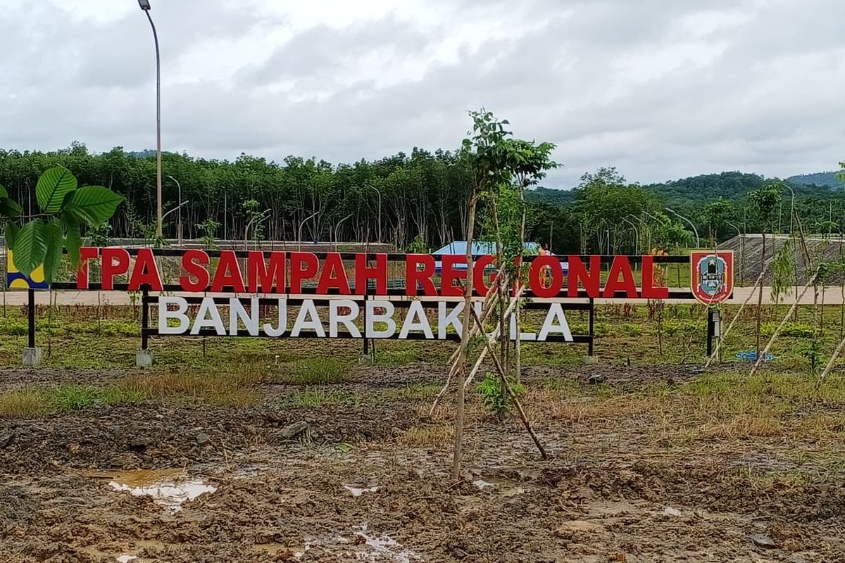 TPA Regional Banjarbakula, Kalimantan Selatan, diresmikan Presiden Joko Widodo, Jumat (7/2/2020)