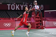 Takluk dari Juara Bertahan, Anthony Ginting Terhenti di Semifinal Olimpade Tokyo 2020