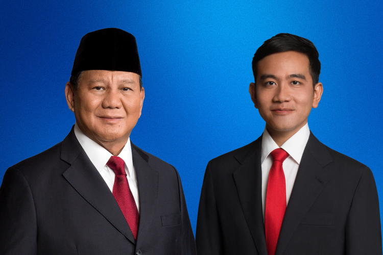 Pasangan Capres dan Cawapres nomor urut 2 Prabowo Subianto dan Gibran Rakabuming Raka