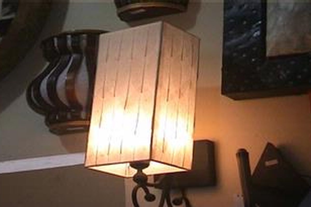 Ilustrasi cahaya lampu