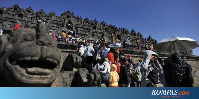 Puncak Kunjungan Ke Borobudur Mencapai 57 456 Orang