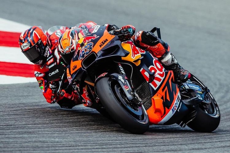 Jack Miller berlaga saat MotoGP Portugal 2023 di Sirkuit Portimao