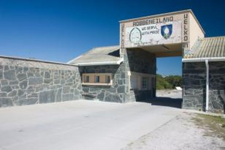 Penjara di Pulau Robben yang pernah menjadi tempat pengasingan Nelson Mandela saat politik apartheid di Afrika Selatan