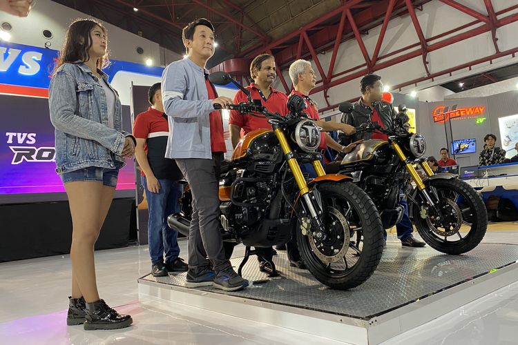 Peluncuran TVS Ronin di Jakarta Fair 2023 JIEXPO Kemayoran