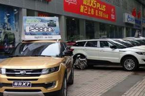 Penjualan Mobil China Capai Rekor Tertinggi 