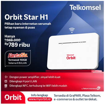 Telkomsel Orbit Star H1.