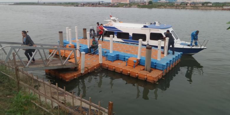 Kamis (19/5/2016), waterway Marunda tidak banyak berubah sejak diresmikan pada 2013 lalu, yaitu pada era pemerintahan Gubernur Joko Widodo