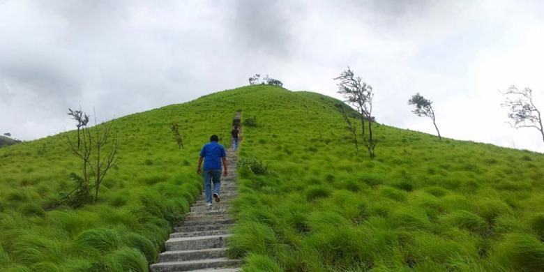 Bukit Kajuwulu di Kabupaten Sikka, Nusa Tenggara Timur, menawarkan keelokan panorama pantai dari ketinggian. Kebanyakan daerah belum banyak tergarap secara optimal untuk menampung para wisatawan. 