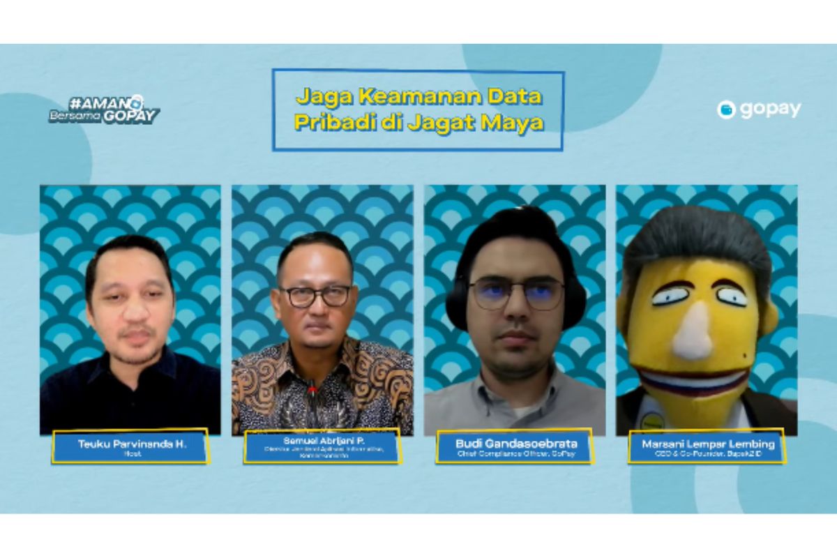 Webinar Jaga Keamanan Data Pribadi di Jagat Maya 