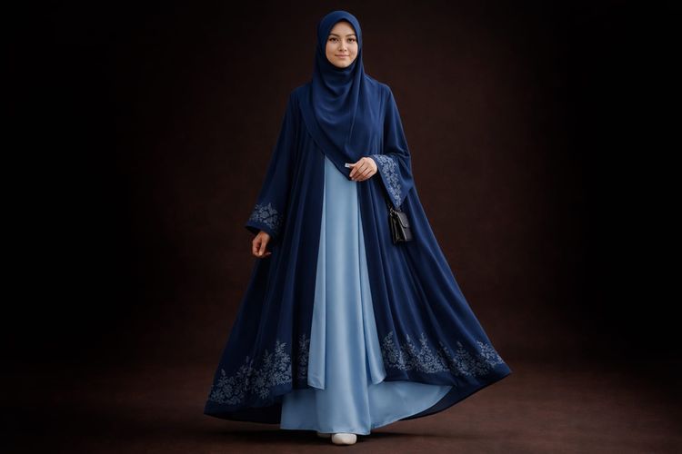 Double Layer Abaya