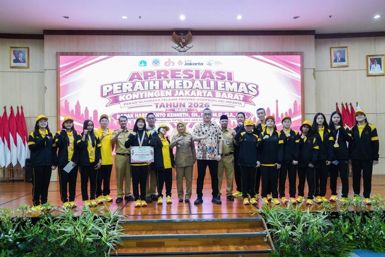 Jakarta Barat Juara Umum Popprov DKI 2026, Peraih Emas Dapat Bonus