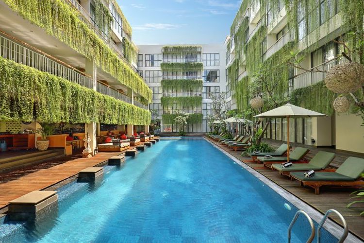 Usung konsep modernistik, Hotel NEO+ Legian jadi salah satu pilihan utama kalangan milenial saat liburan di Bali.