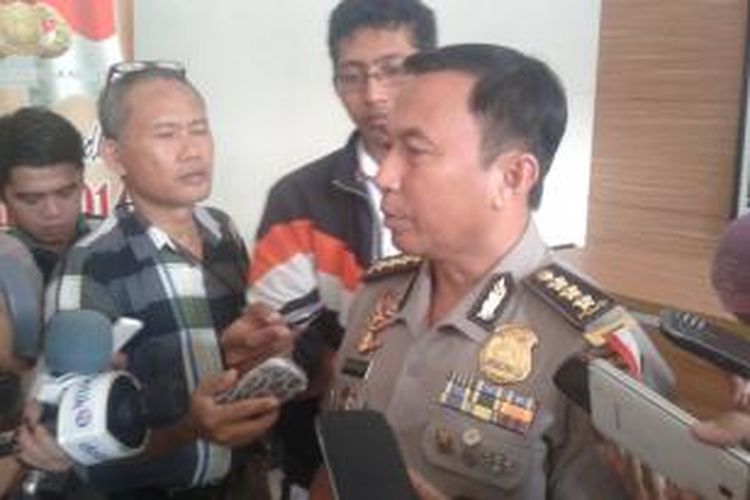 Kepala Bagian Penerangan Umum Mabes Polri Komisaris Besar Agus Rianto, saat ditemui di Gedung Divisi Hubungan Masyarakat Mabes Polri, Senin (15/9/2014).