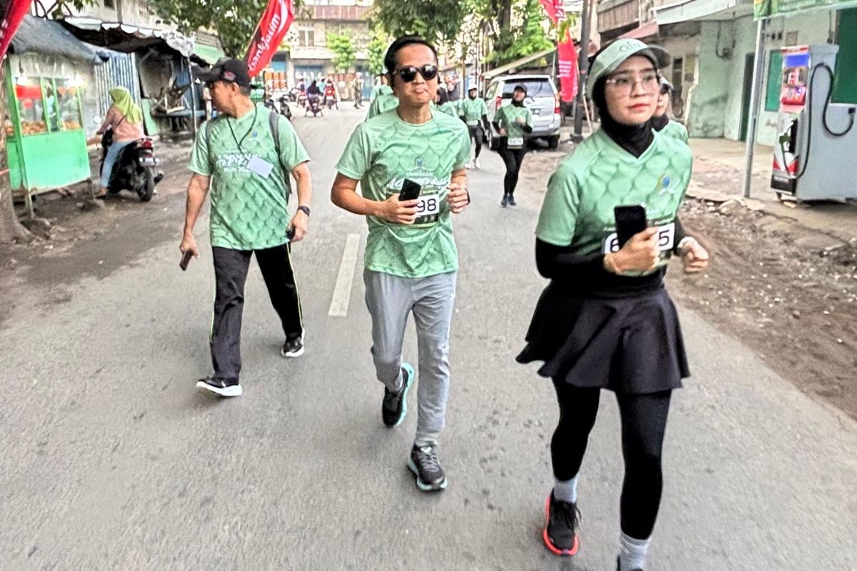 1.000 peserta Kraksaan Aspirasi Run menulis aspirasi saat mendaftarkan diri. 