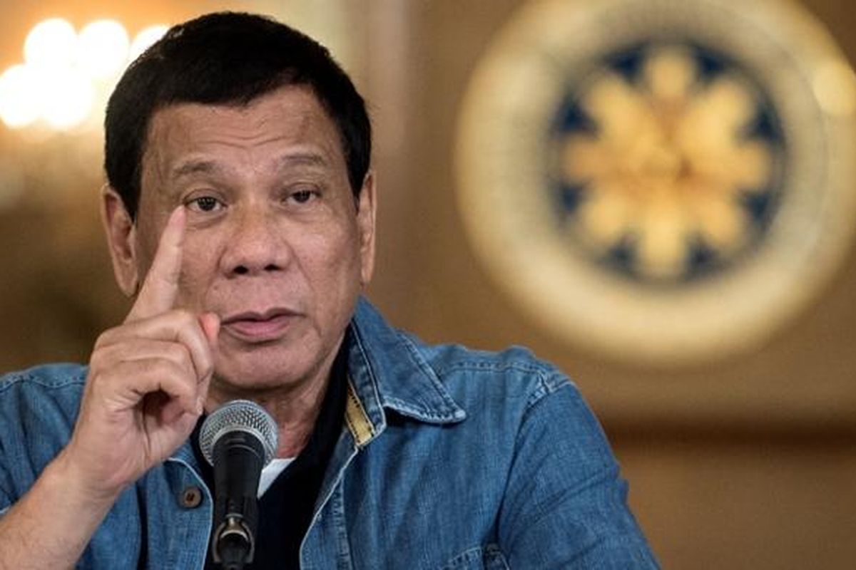 Presiden Filipina, Rodrigo Duterte.

