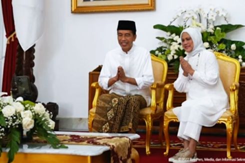 Jokowi-Iriana Silaturahim Virtual Dengan Ma'ruf Amin-Wury