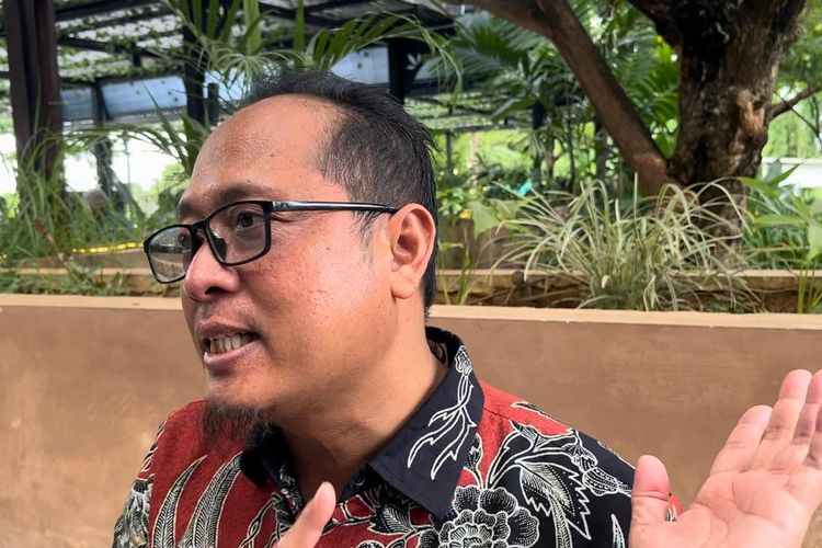 Koordinator Divisi Penyelesaian Sengketa Bawaslu Jateng, Wahyudi dtemui usai jumpa pers, Selasa (30/1/2024).