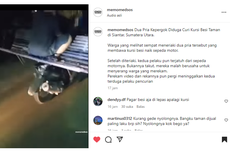 Viral, Video Dua Pria Diduga Curi Kursi Taman dan Dibawa Pakai Motor di Pematang Siantar, Ini Kata Polisi