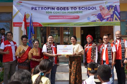 Dukung Target Pendidikan Bermutu, Elnusa Petrofin Gelar Program Petrofin Goes To School di NTT