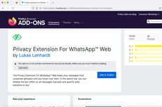 Cara Menggunakan Privacy Extension for WhatsApp Web di Microsoft Edge untuk Blur Chat 