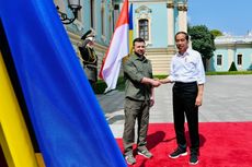 Presiden Joko Widodo Disambut Presiden Zelensky di Istana Maryinsky